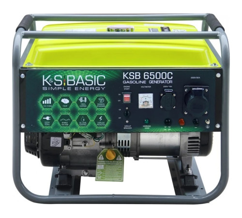 Бензиновий генератор K&S BASIC KSB 6500C