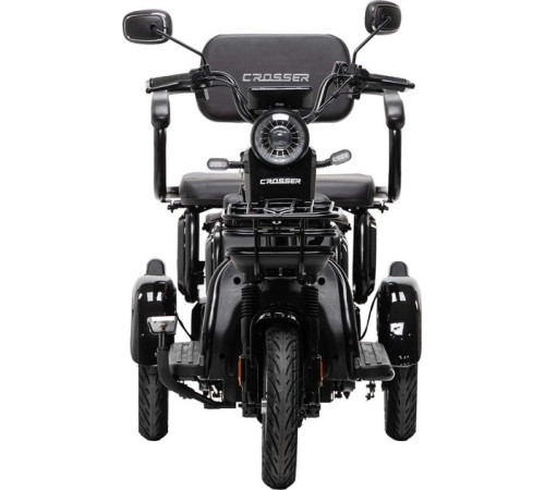 Електроскутер триколісний Crosser TR1 1500W Чорний